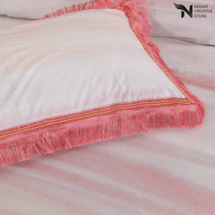 Heavy Velvet & Leather Bed Sheet Set – 3 Pcs Design Code 545 - Nishat Creative Store