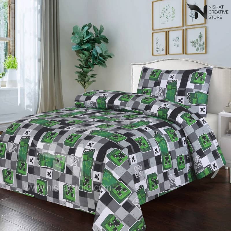 Kids Bed Sheet Design 201 - Nishat Creative Store