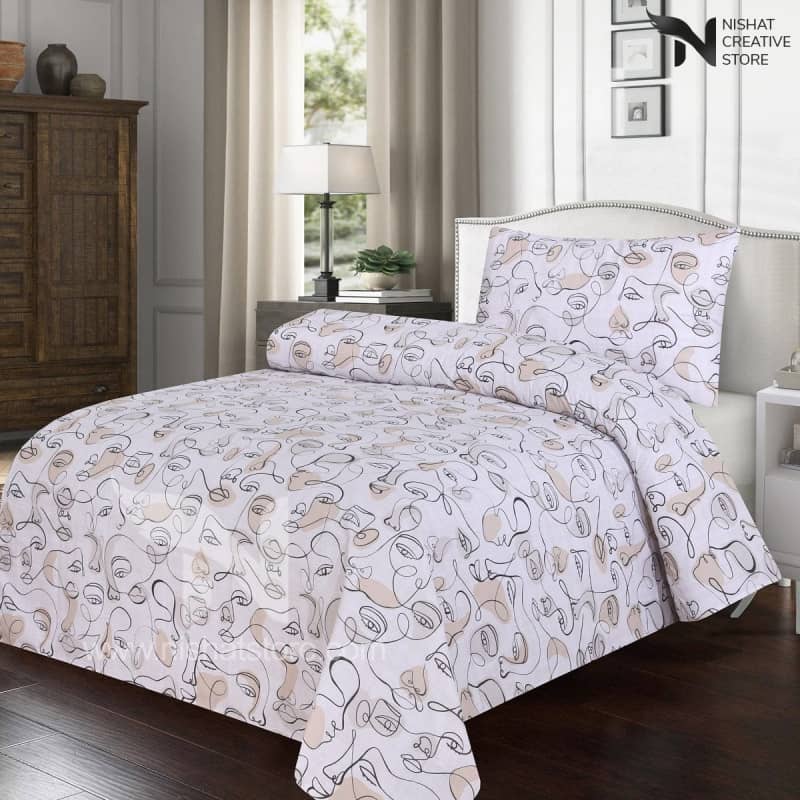 Kids Bed Sheet Design 208 - Nishat Creative Store