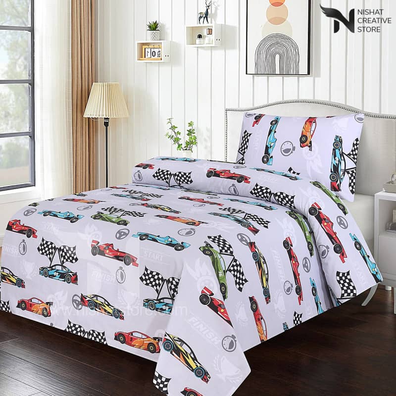 Kids Bed Sheet Design 236 - Nishat Creative Store