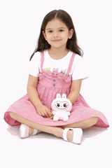 Pink Labubu Blossom Dress