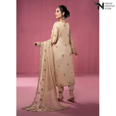 Premium Embroidered Slub Lawn Buani Vol 99 ,23 D# 02 - Nishat Creative Store