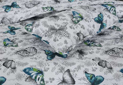 Quilted Bed Spread 3 PCS Design Code 108 - Nishat Creative Store