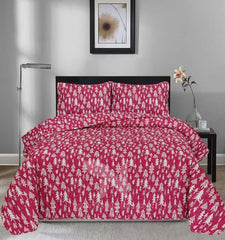 Quilted Bed Spread 3 PCS Design Code 109 - Nishat Creative Store