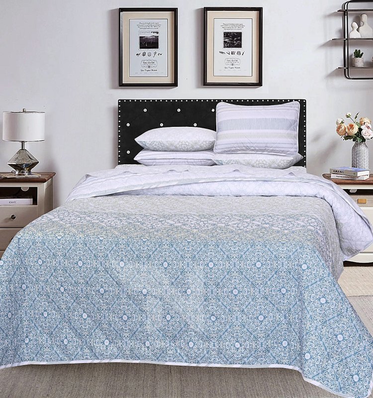 Quilted Comforter Set 6 Pcs Design 854 - Nishat Creative Store