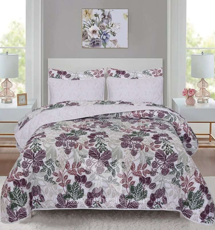 Quilted Comforter Set 6 Pcs Design 885 - Nishat Creative Store