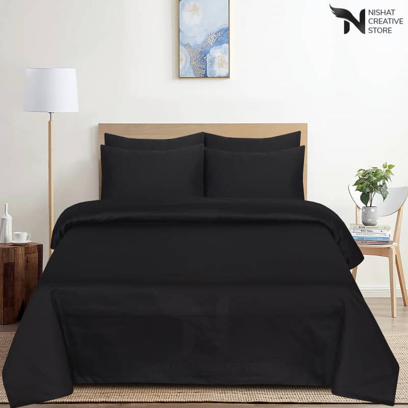 Satin Quilt Cover Set 5 Pcs Design 177 - Nishat Creative Store