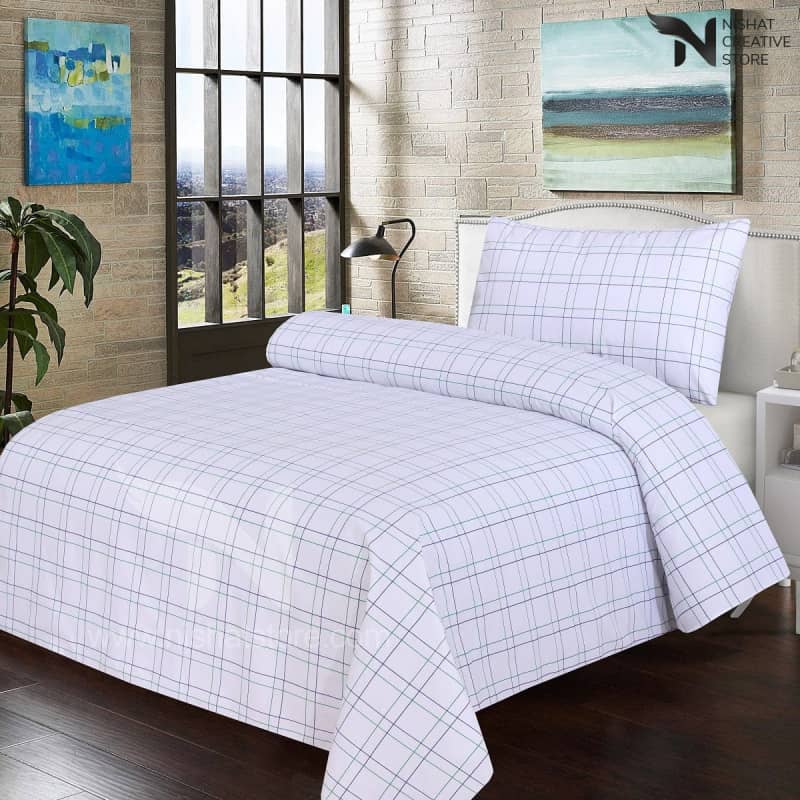 Single Bed Sheet Design 389 - Nishat Creative Store
