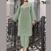 STITCHED 2pc cotton lawn suit D#09 - Nishat Creative Store