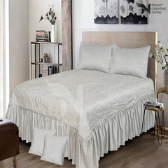 Texture Quilted Bridal Set 5 Pcs Hand Made Design Code 117 Bridal Sets