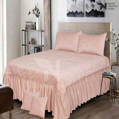 Texture Quilted Bridal Set 5 Pcs Hand Made Design Code 119 Bridal Sets