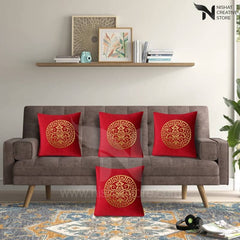Velvet 4 PCs Digital Printed Cushions Ds Cover #229 - Nishat Creative Store