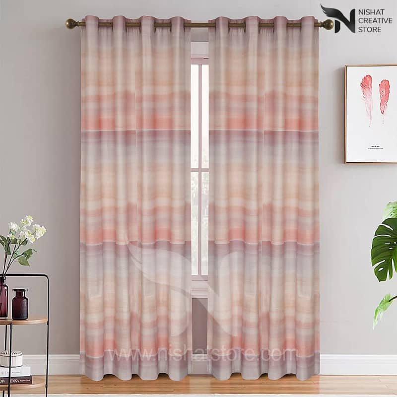 Velvet Curtains Pack of 2 Design 066 - Nishat Creative Store