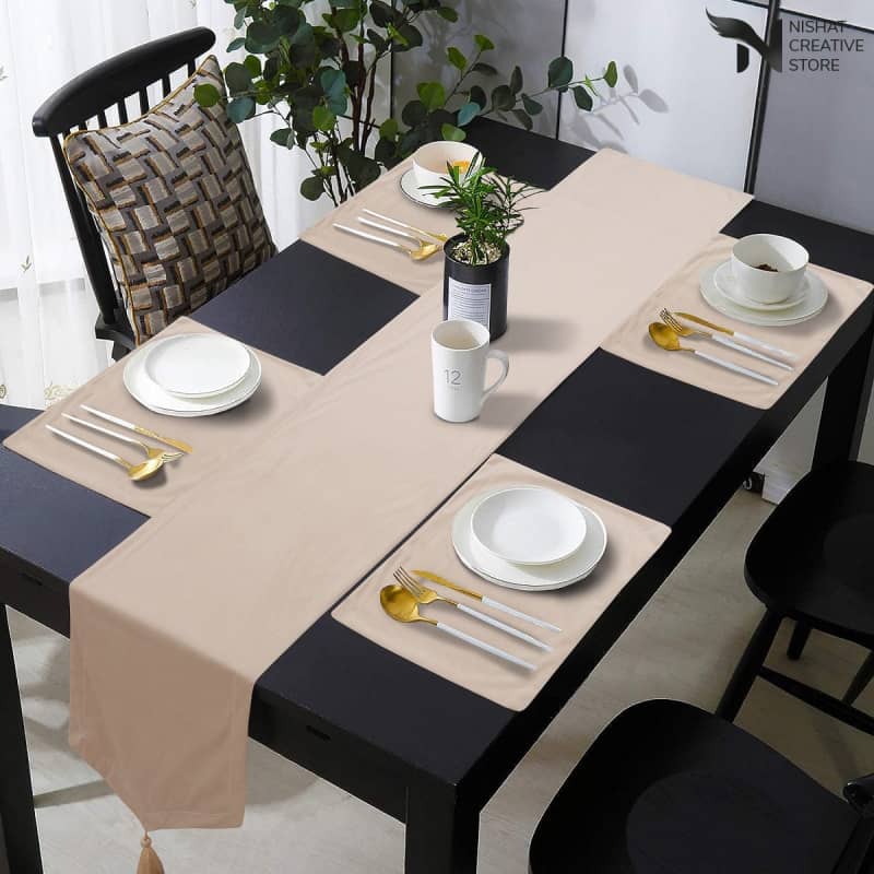 Velvet Table Runner Set NC 121 - Nishat Creative Store