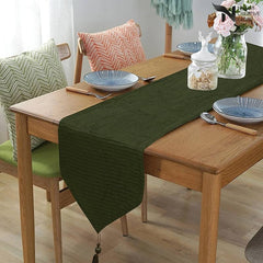 Waffle Cotton Table Runner Set NC 131 - Nishat Creative Store