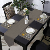 Waffle Cotton Table Runner Set Nc 132