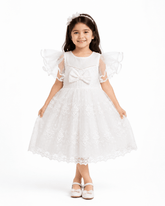 White Pearl Princess Frock