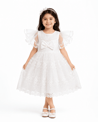 White Pearl Princess Frock