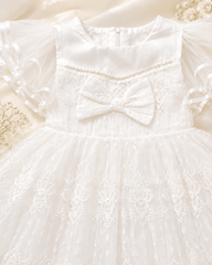 White Pearl Princess Frock