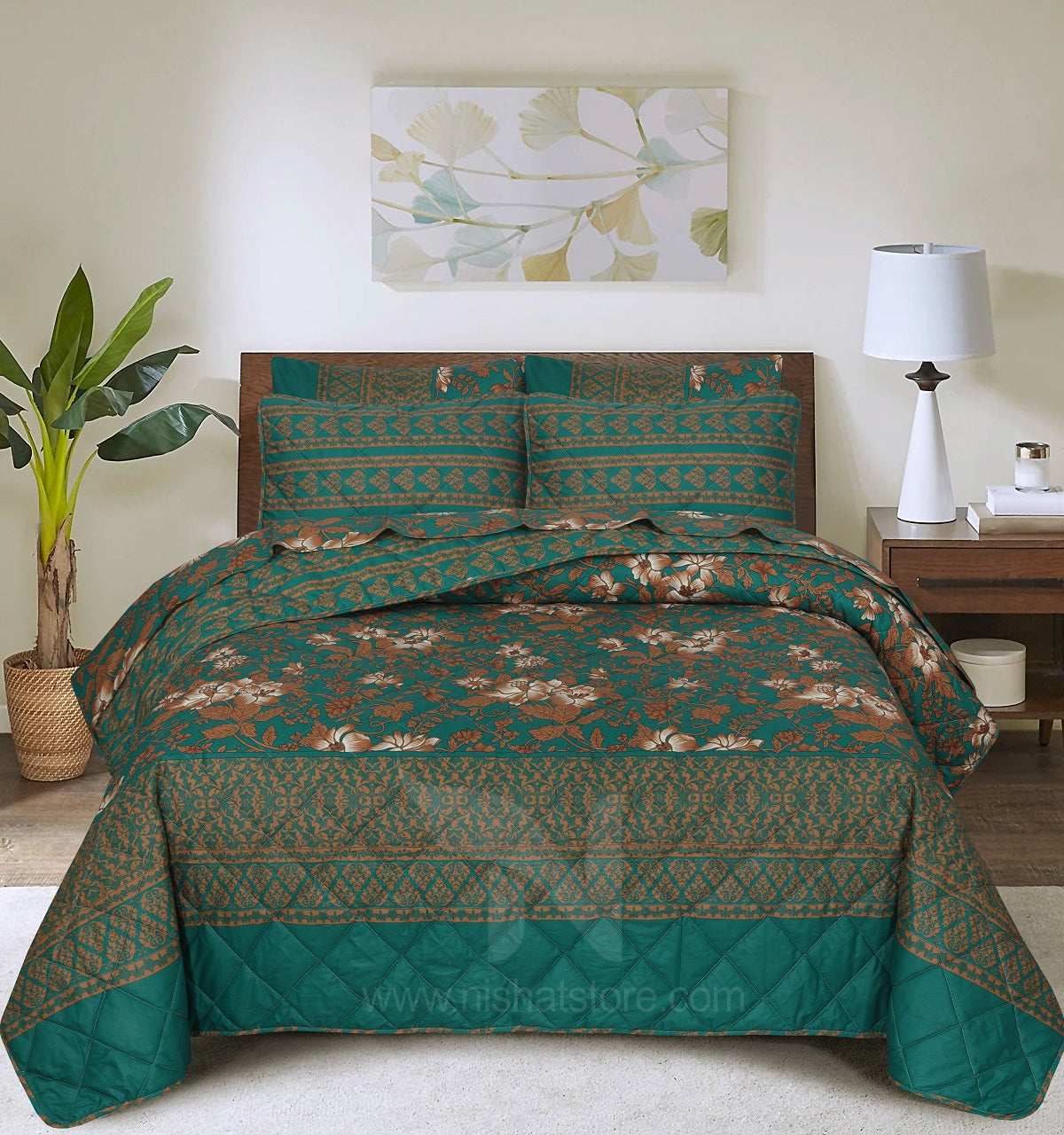 Quilted Comforter Set 6 Pcs Design 900