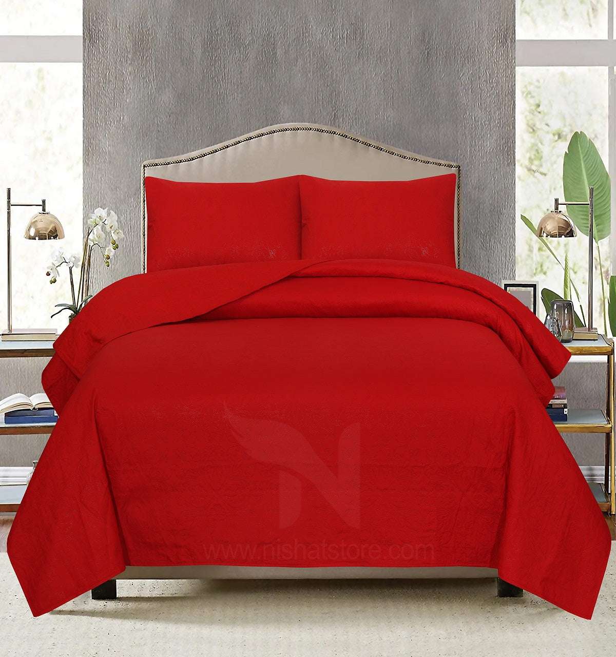 Ultrasonic Quilted Bedspread 3 PCS Design # 123