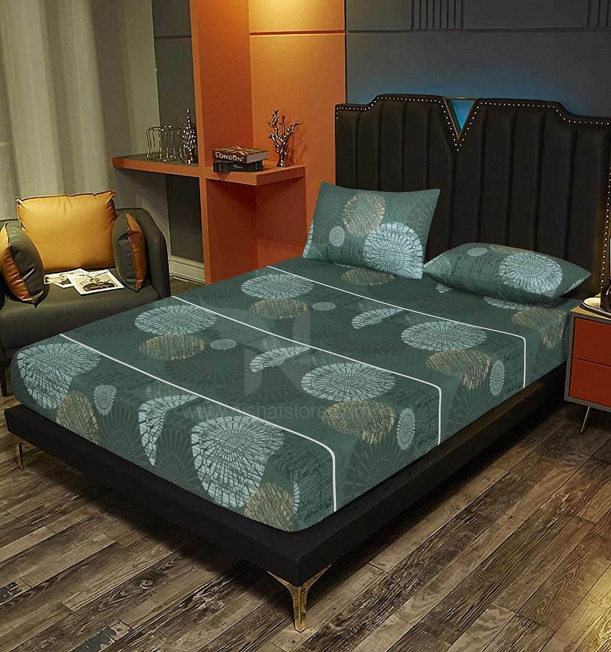 Fitted Double Bed Sheet DS# 315