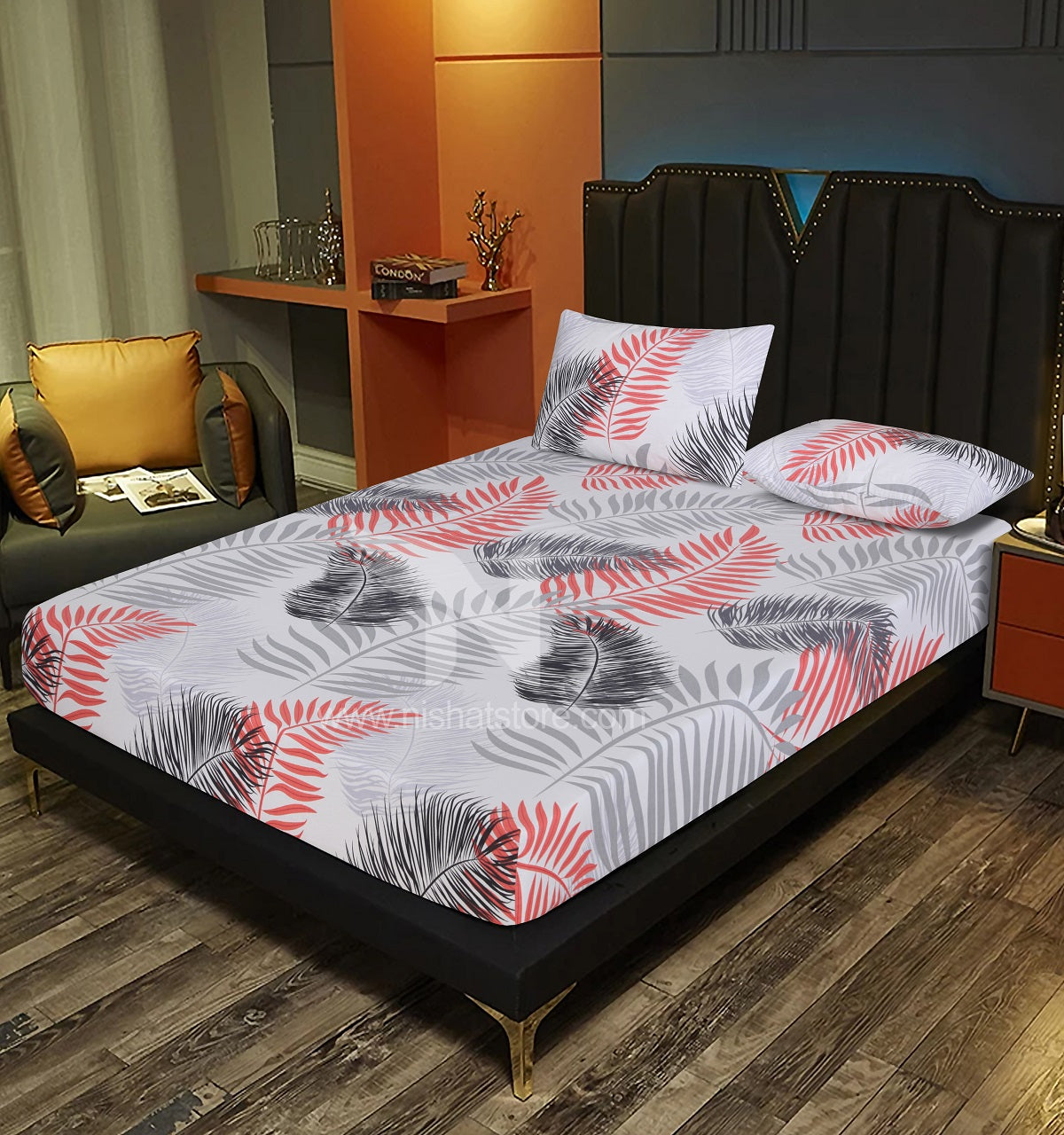 Fitted Double Bed Sheet DS# 258