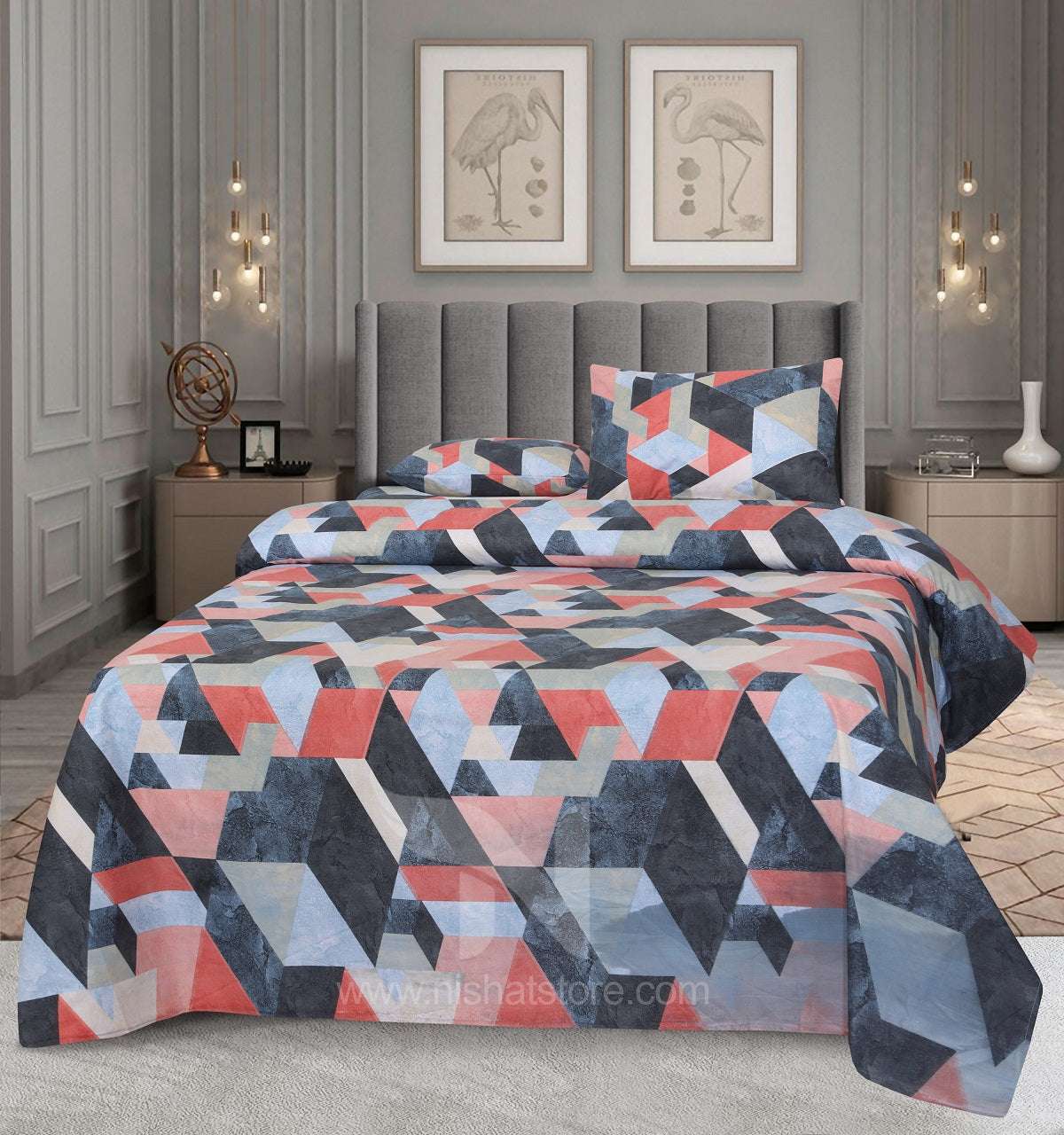 Double Bed Sheet Design NC-C 7039