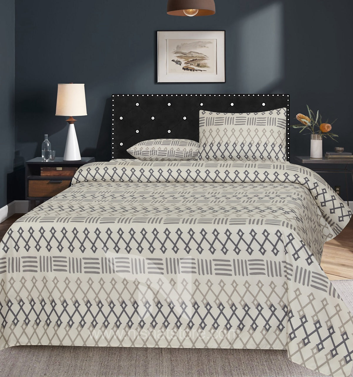 Double Bed Sheet Design NC-M 7009