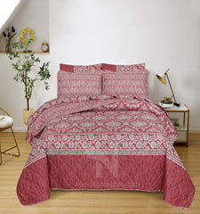 Quilted Comforter Set 6 Pcs Design 976
