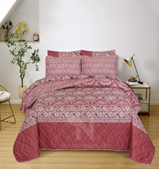 Quilted Comforter Set 6 Pcs Design 976