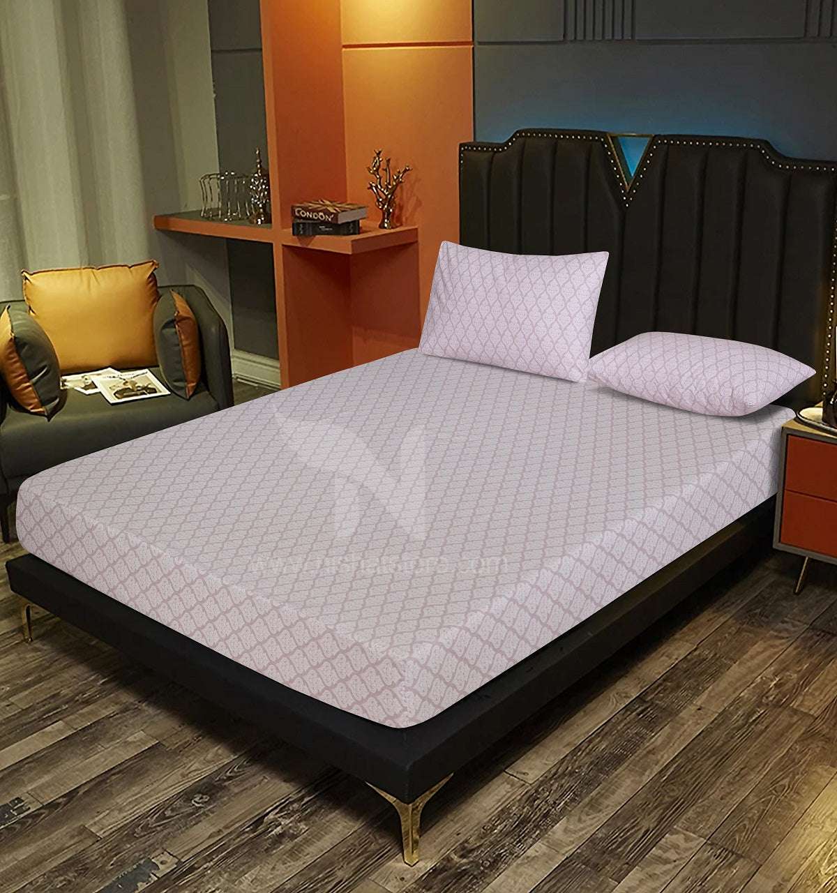 Fitted Double Bed Sheet DS# 262