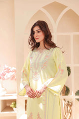 2 Piece – Embroidered Cotton Suit # 29