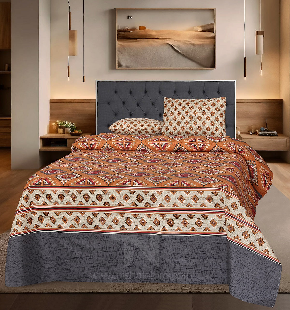 Double Bed Sheet Design NC-C 7155