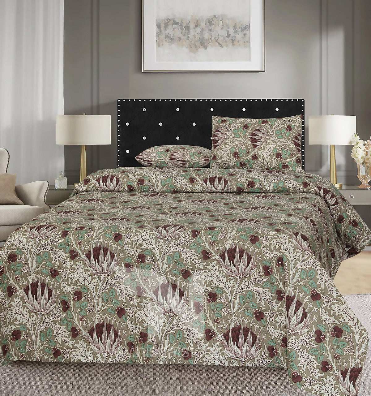 Double Bed Sheet Design NC-C 6019