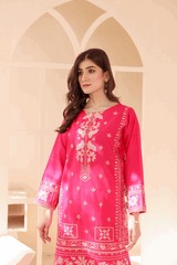 2 Piece – Embroidered Cotton Suit # 38