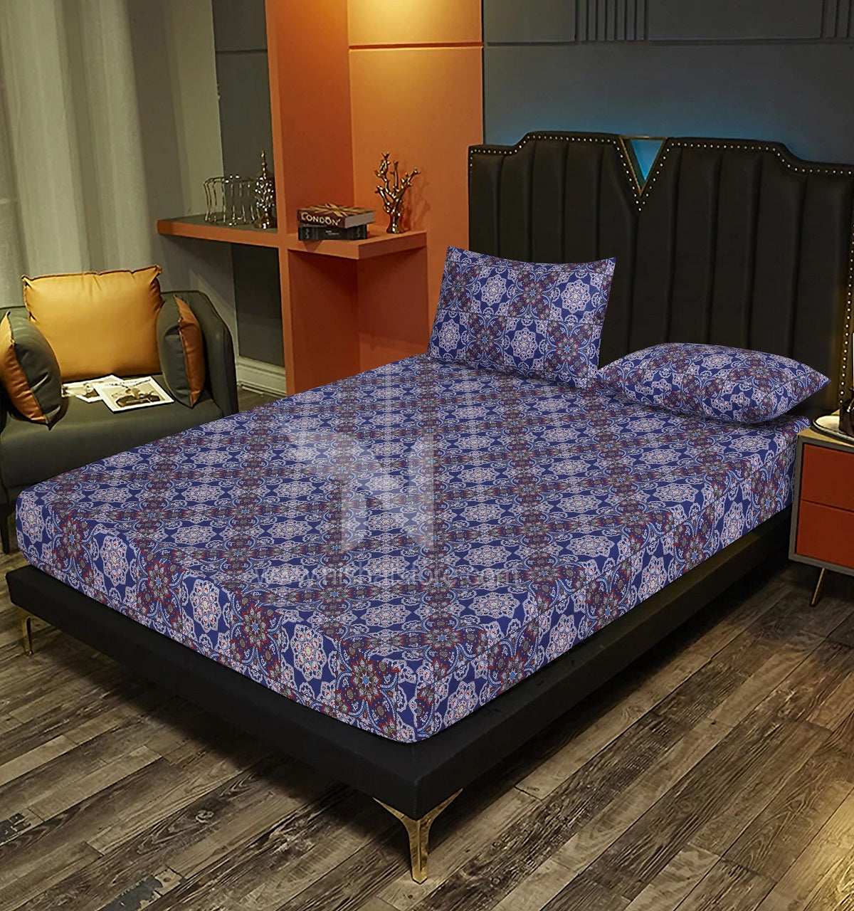 Fitted Double Bed Sheet DS# 267