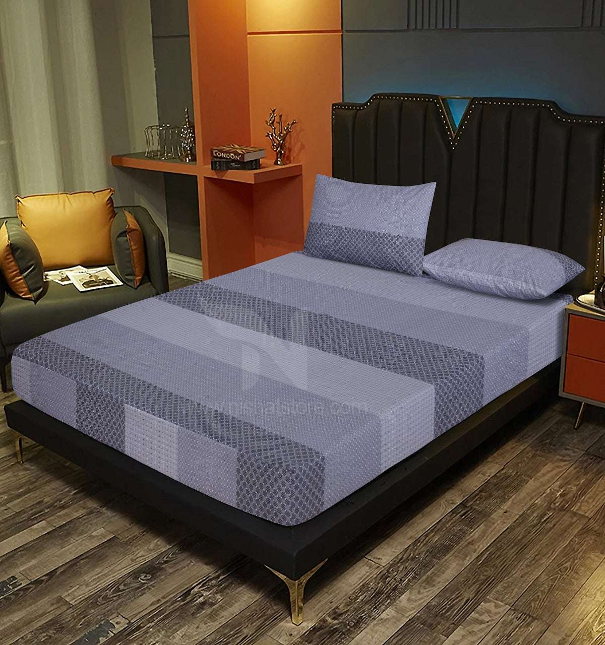 Fitted Double Bed Sheet DS# 268