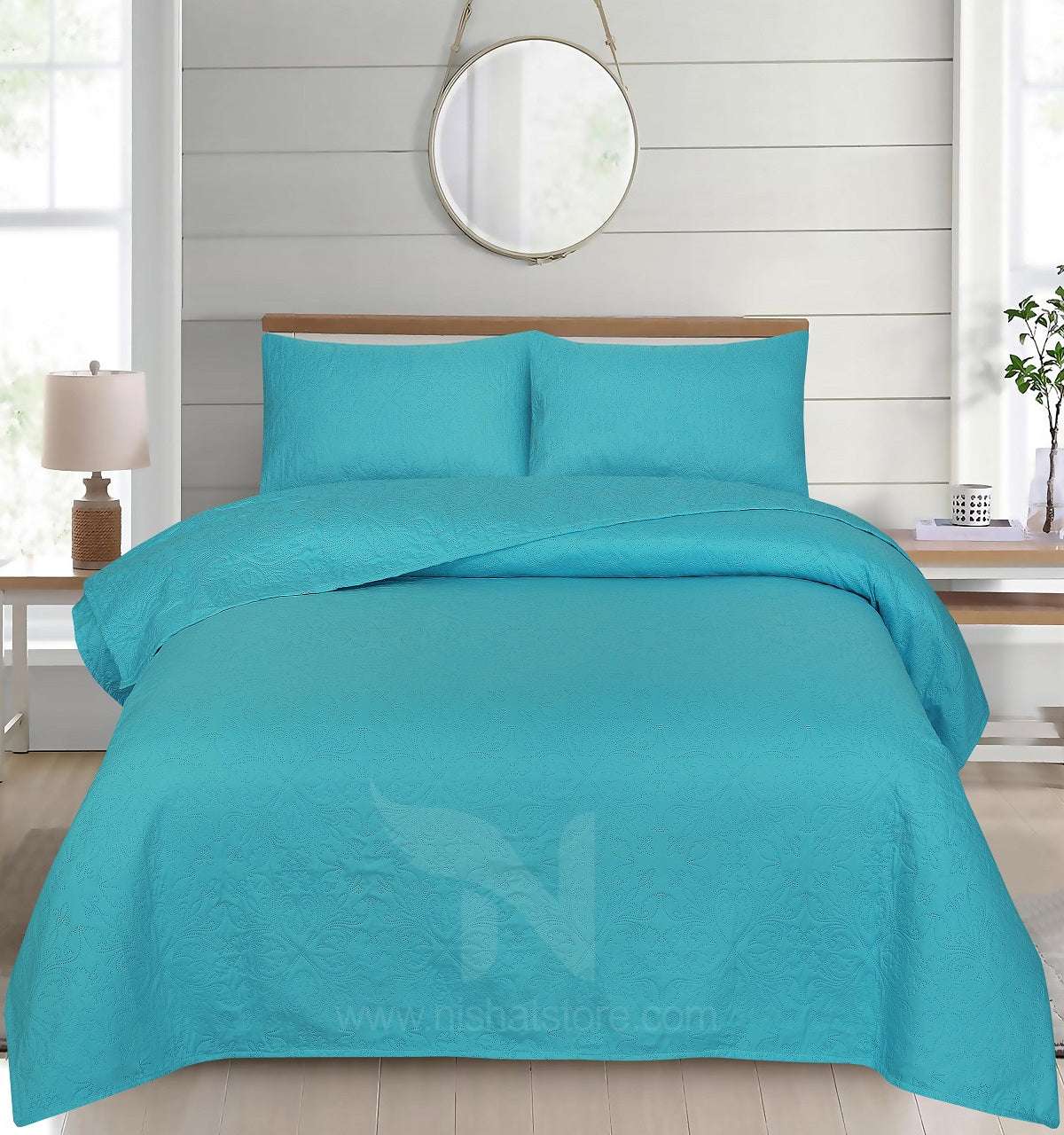 Ultrasonic Quilted Bedspread 3 PCS Design # 125