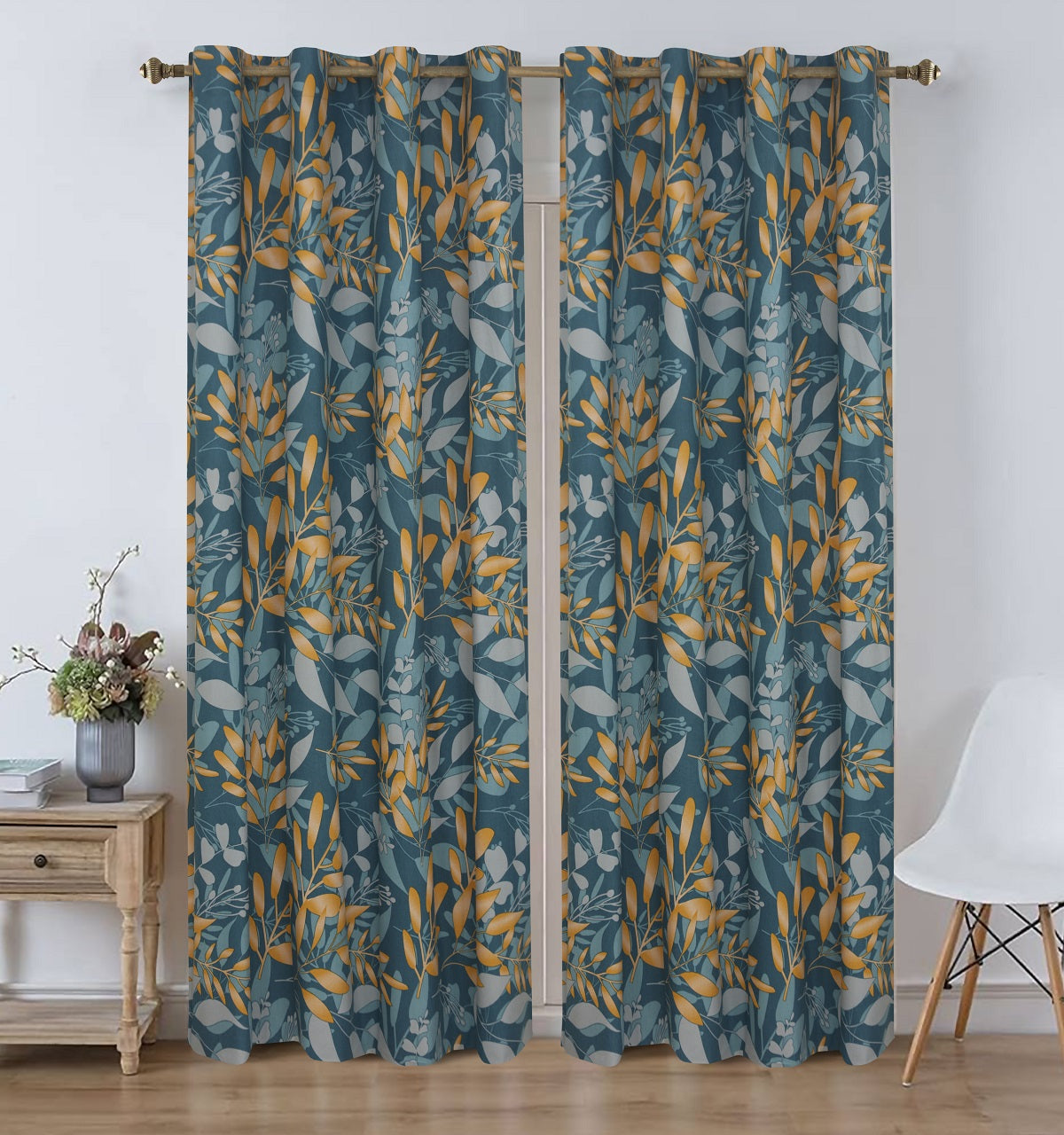 Pack of 2 Curtain Design  080