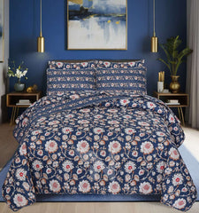 Quilted Comforter Set 6 Pcs Design 981