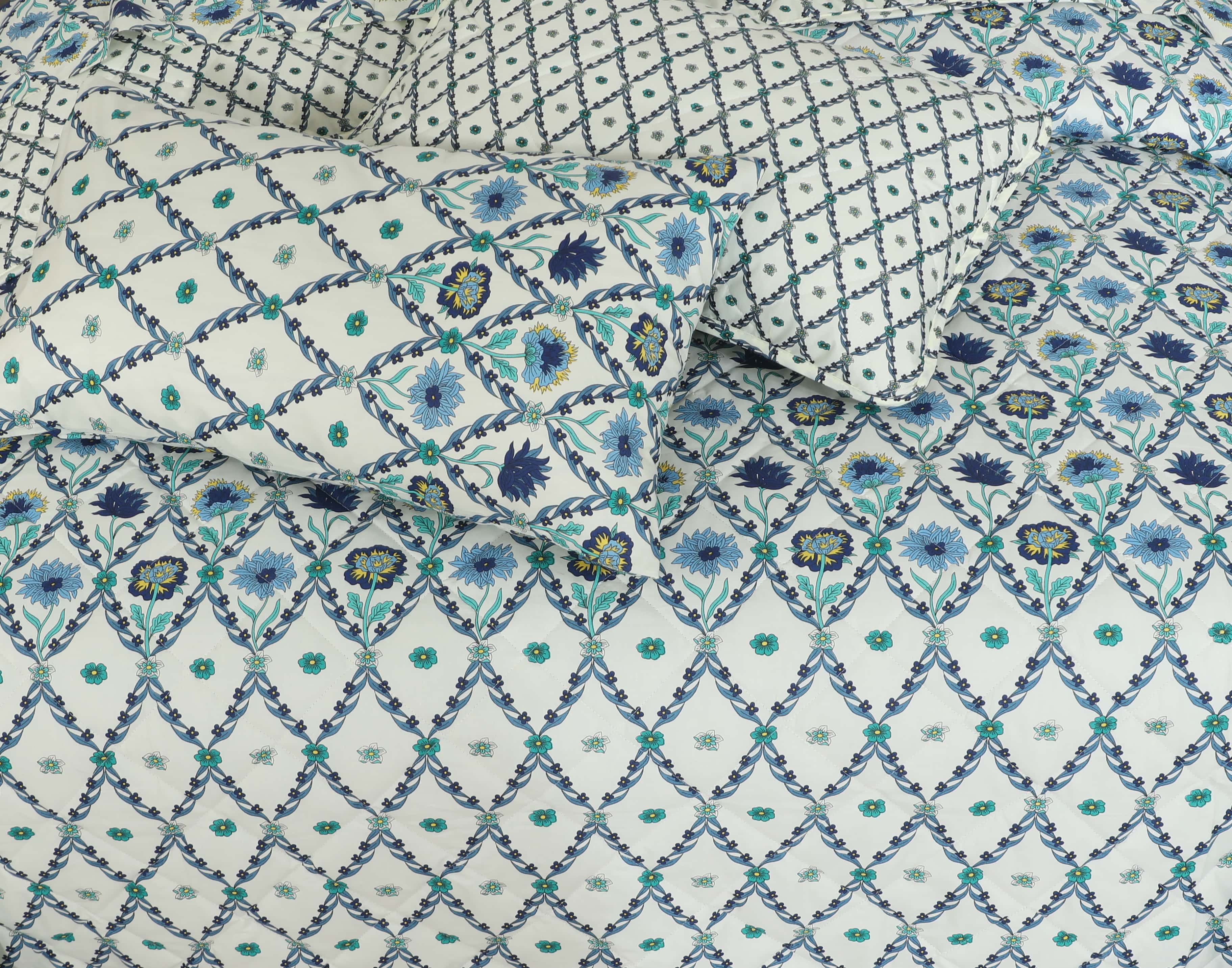 Quilted Comforter Set 6 Pcs Design 971