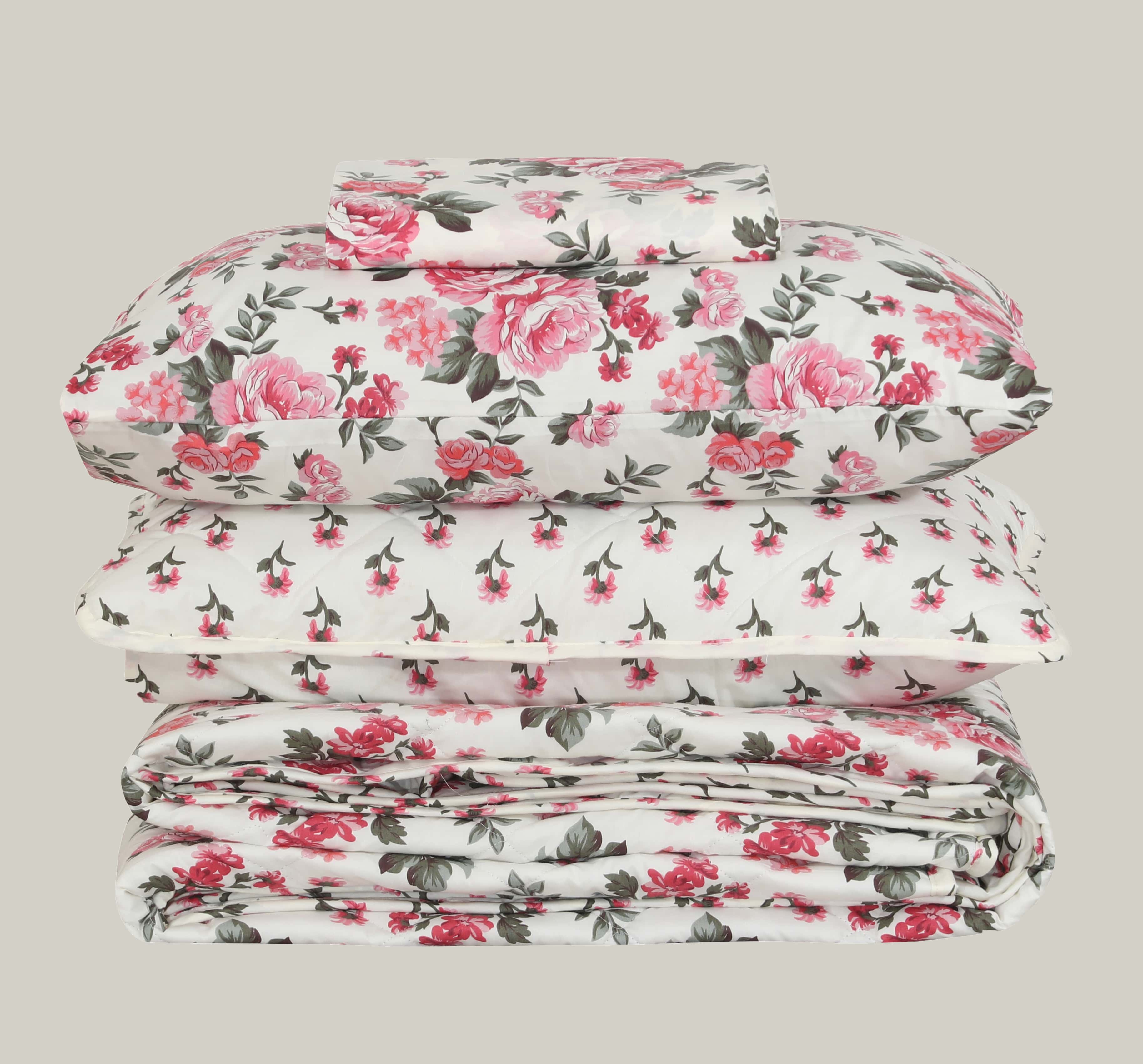 Quilted Comforter Set 6 Pcs Design 964