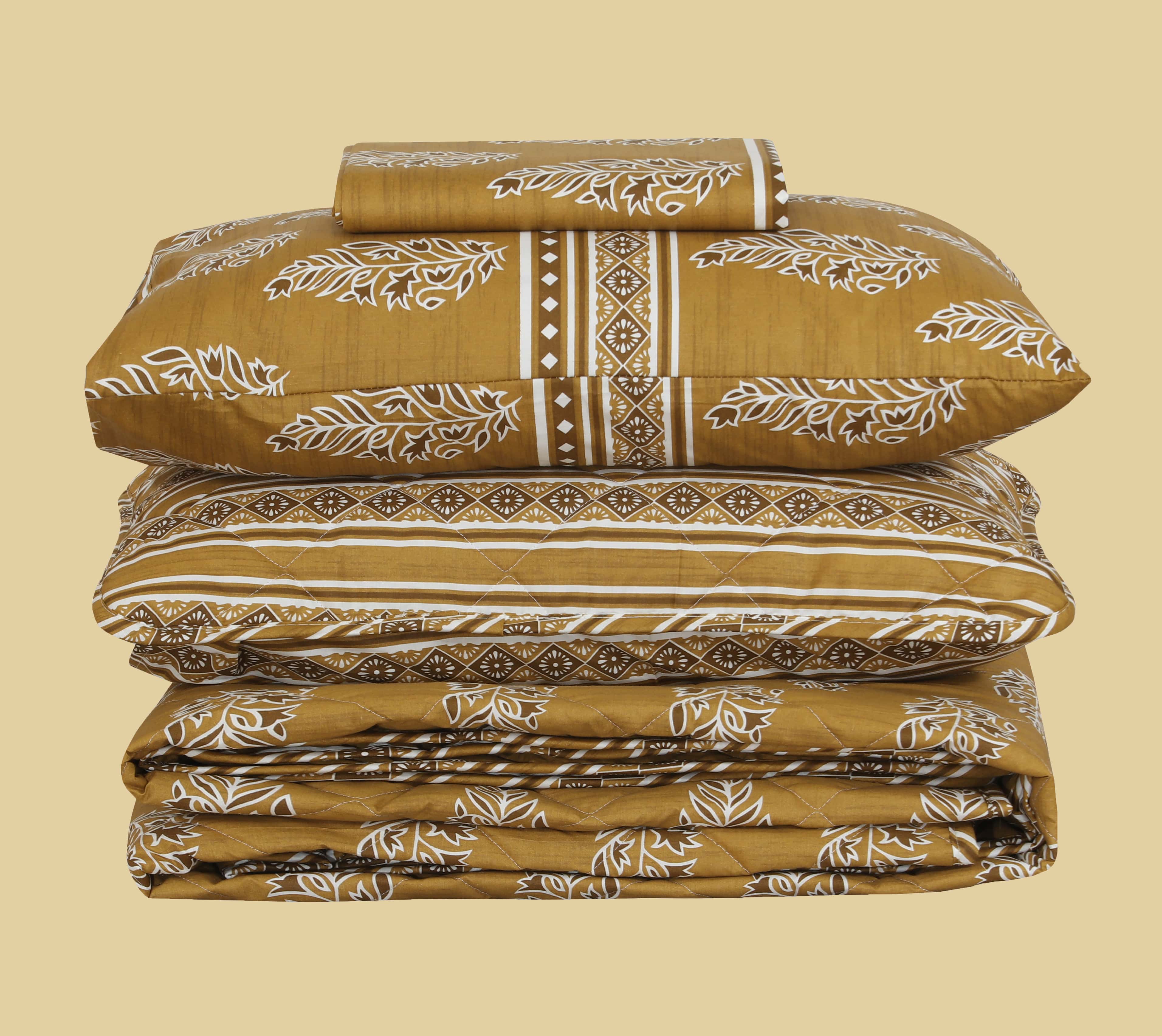 Quilted Comforter Set 6 Pcs Design 962