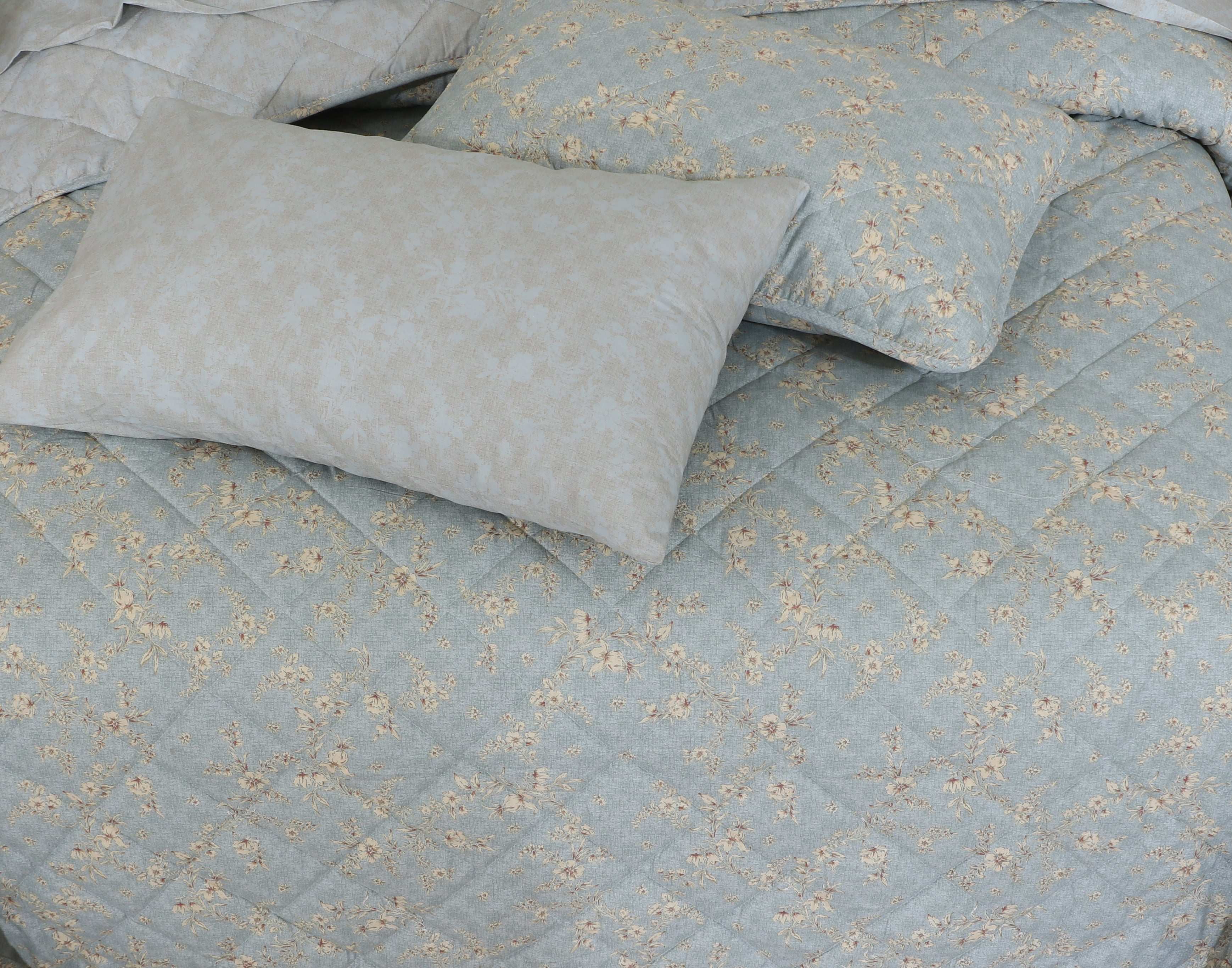 Quilted Comforter Set 6 Pcs Design 974