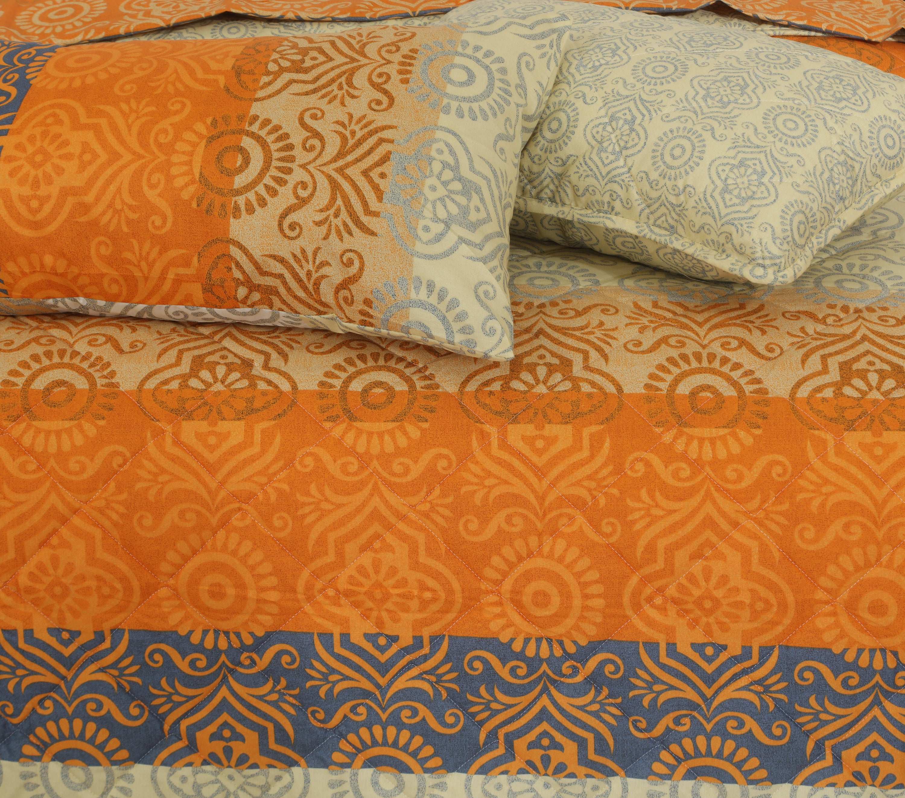 Quilted Comforter Set 6 Pcs Design 939