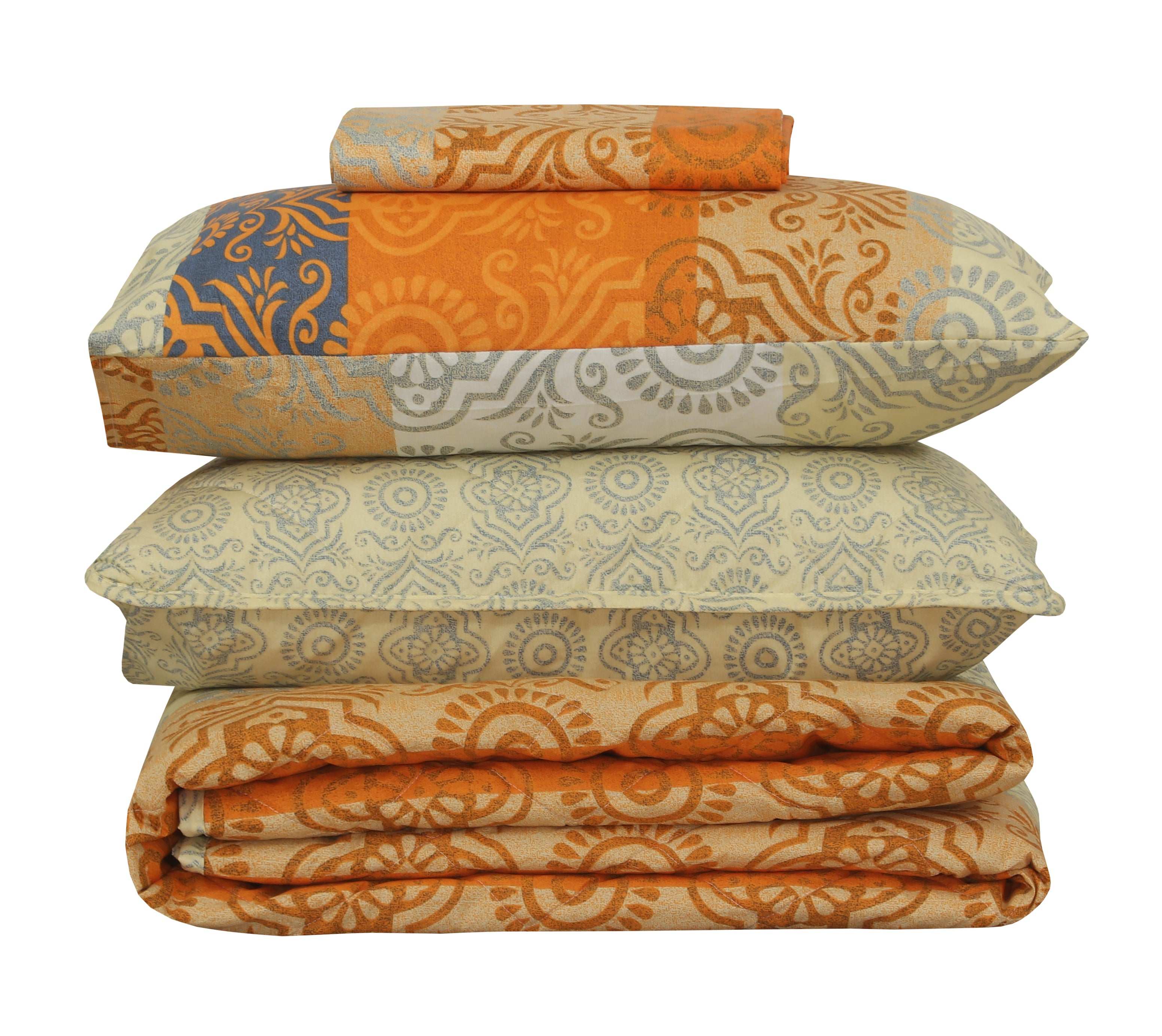 Quilted Comforter Set 6 Pcs Design 939