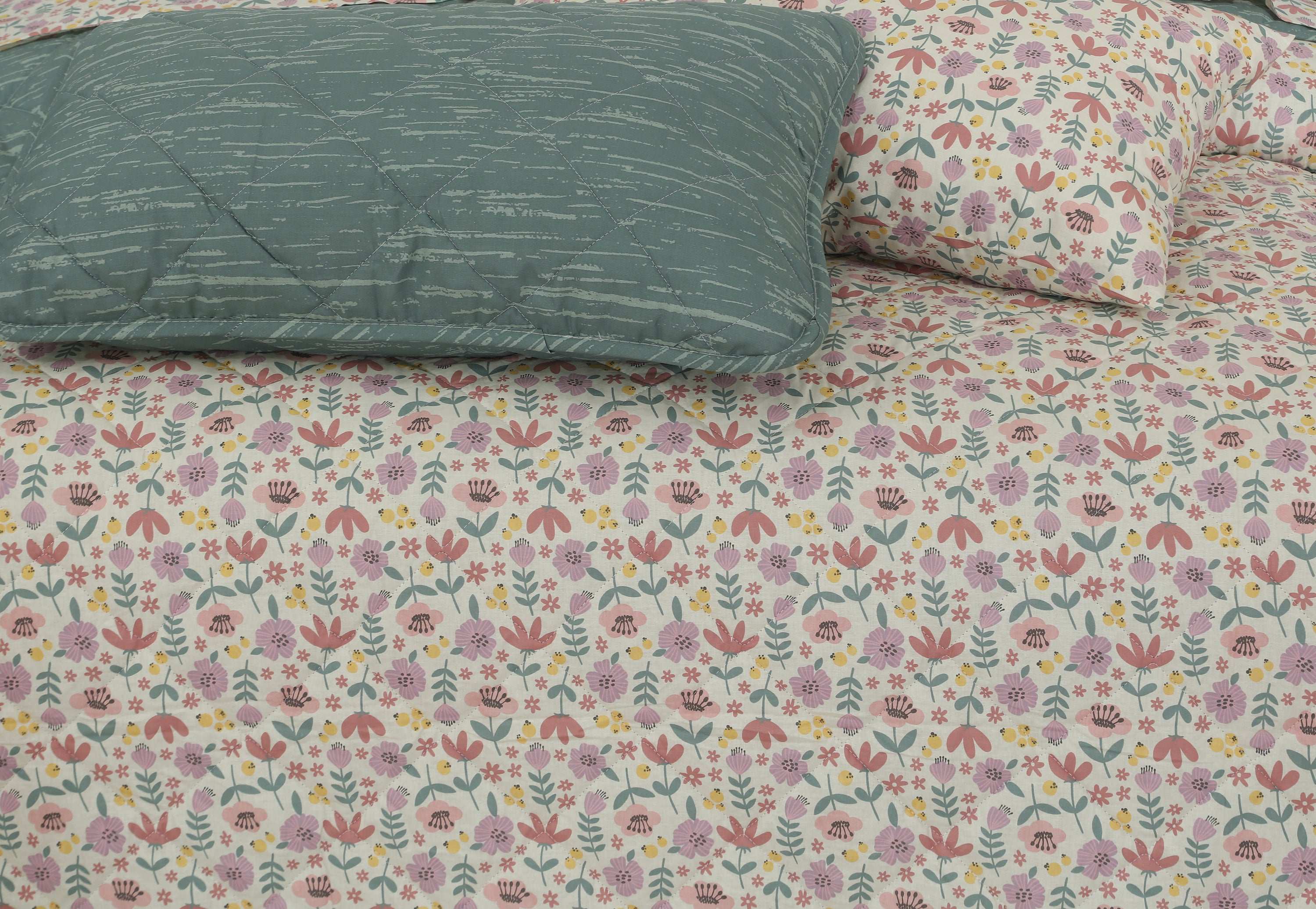 Quilted Comforter Set 6 Pcs Design 936