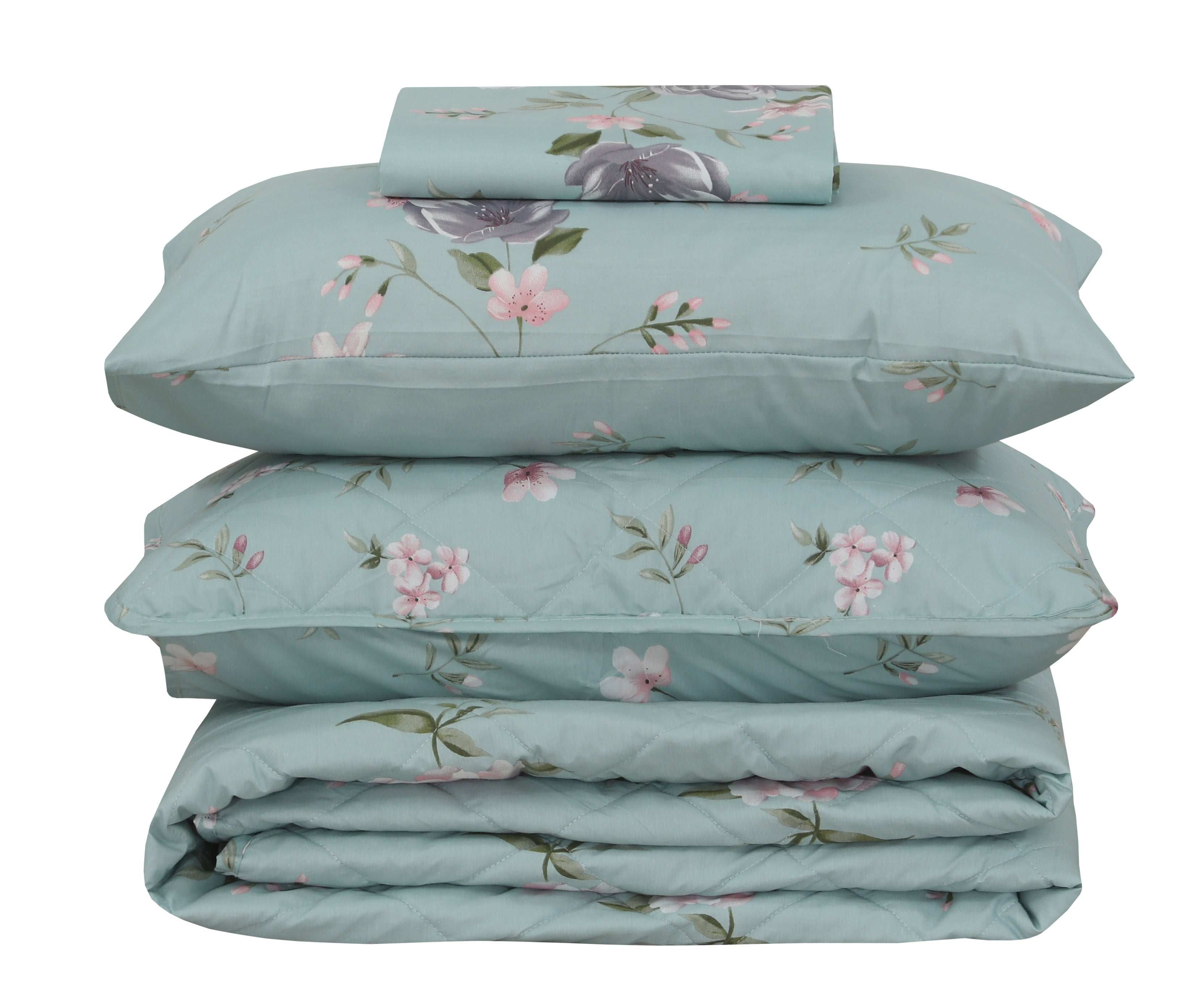 Quilted Comforter Set 6 Pcs Design 941