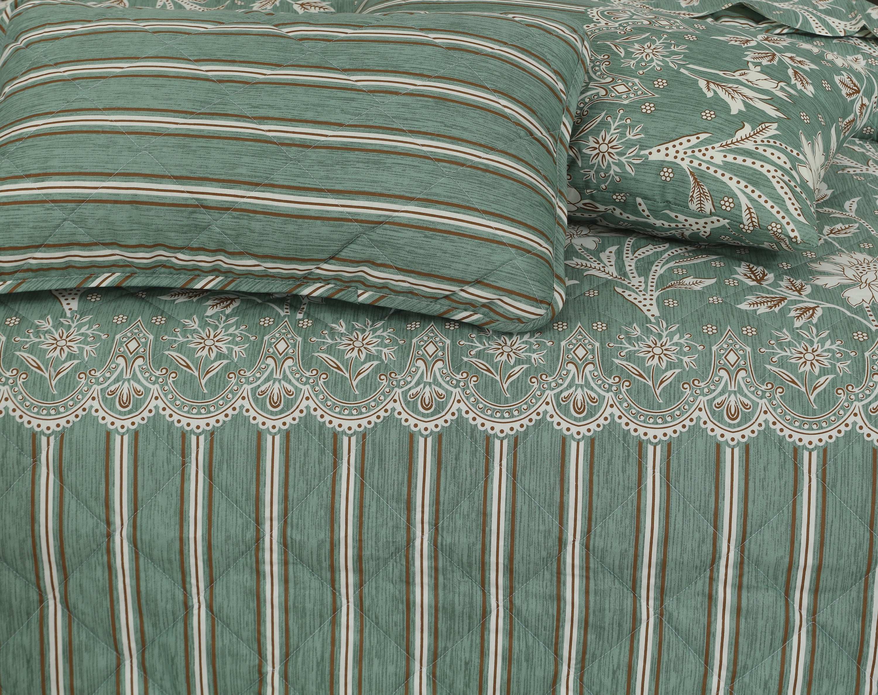 Quilted Comforter Set 6 Pcs Design 942